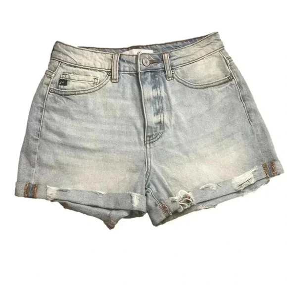 Kancan Estilo Denim Jean Shorts High Rise Light Wash Size 3/25 - Picture 1 of 3